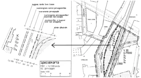 Figur 12 - Detaljplan för Borås stationshus (Borås Kommun, 1999) 