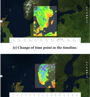 Figure 4: Timeline tool, example data is MODIS surface tem- tem-perature.