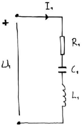 Figur 8. Schematisk bild över resonanskrets. 