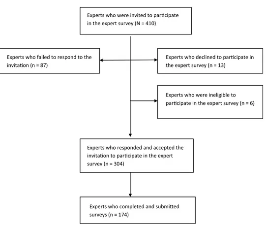 Fig. 1   Overview of the expert  recruitment process