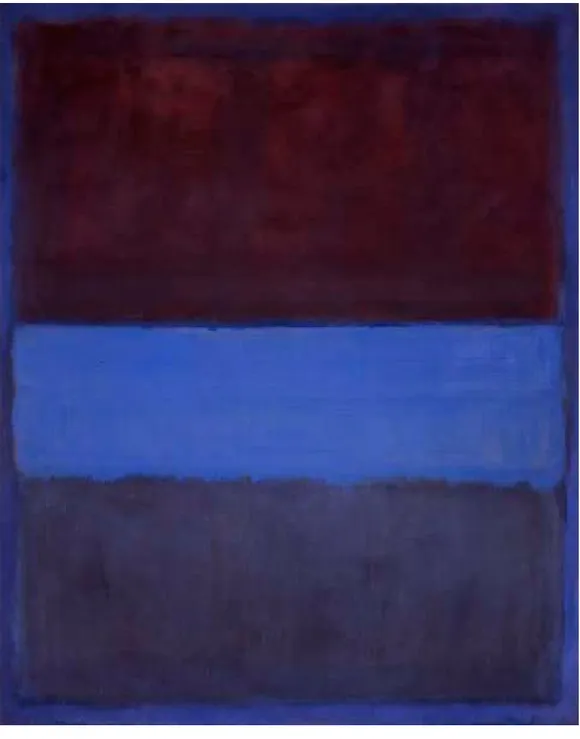 Fig 13. No. 61 Rust and Blue, 1953.  