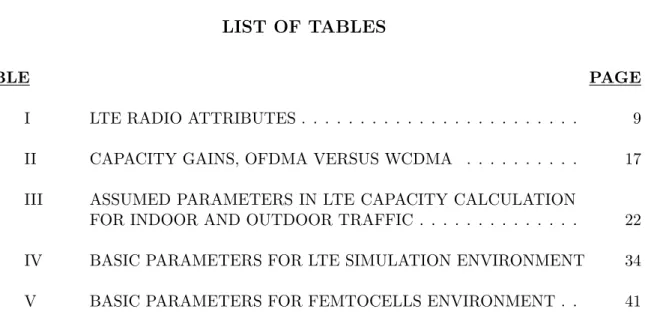 TABLE PAGE