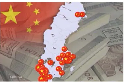 Figure  1-1 Chinese Establishments in Sweden during the Last Year   (ISA, 2006c; retrieved from SVT) 