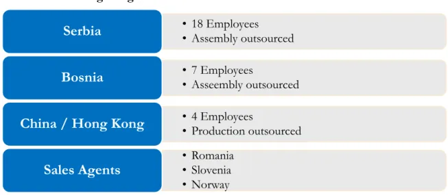 Table 5  Foreign Organizational Structure  