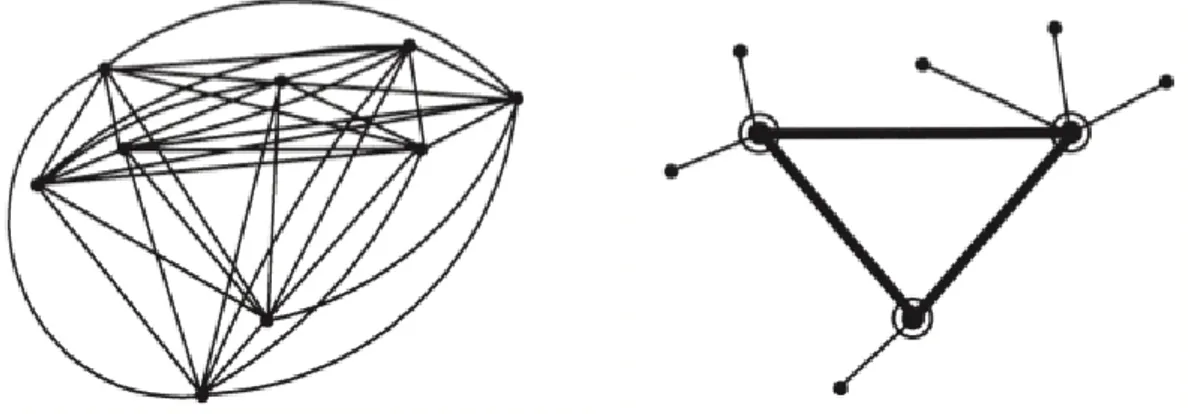 Figure  2-3  A  Completely  Interconnected  9-Node  Network (Bryan &amp; O’Kelly, 1999, p.277) 