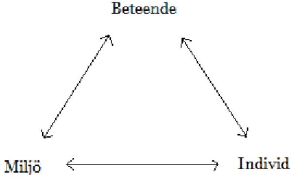Figur 1. Socialkognitiva teorin.  (Bandura, 1986) 