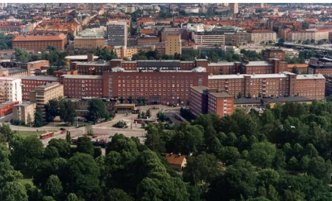 Figur 4 Karolinska sjukhuset i Solna (Locum, 2009) 