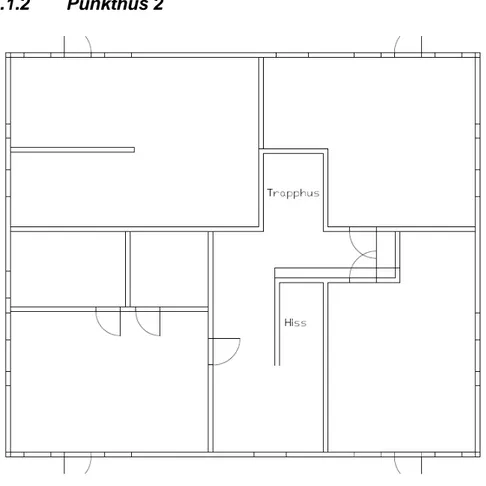Figur 5 Planlösning för punkthus 2 