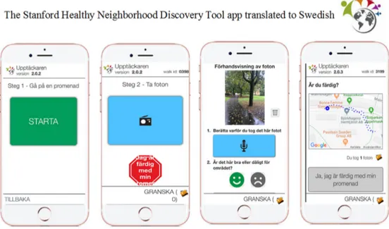 Fig. 5. The translated version of The Stanford Healthy Neighborhood Discovery Tool app