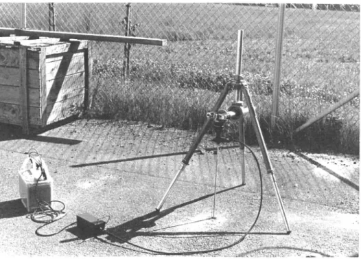 Figur 2 Endoskop med kamera och batteridriven ljuskälia.