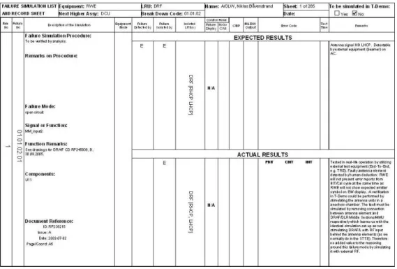 Figure 3-4: An example report. 