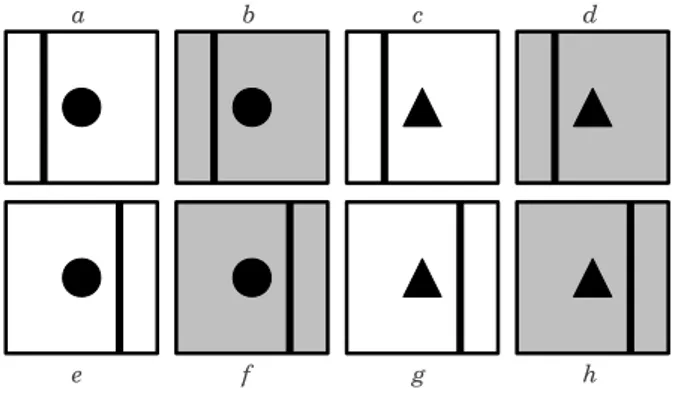 Fig. 1 A set of possible stimuli.