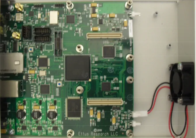 Figure 2: USRP N210 motherboard 