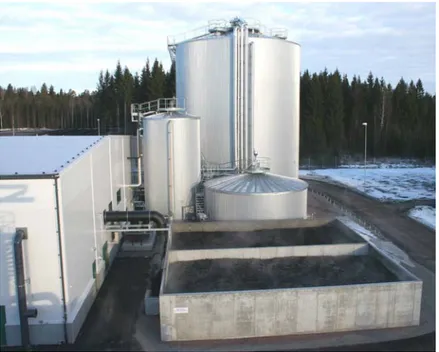 FIGURE 4 The Vaxtkraft biogas production plant using household waste and crops in Vasteras 