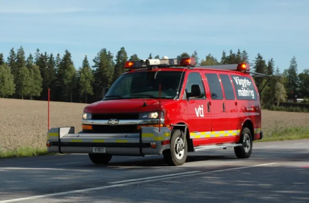 Figure 2. VTI Laser RST, equipment to measure road surface condition and geometry. 