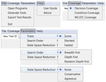 Fig. 10. User Menu of the Toolbox