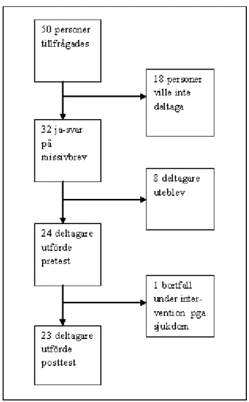 Figur 1. Flödesschema över deltagare. 