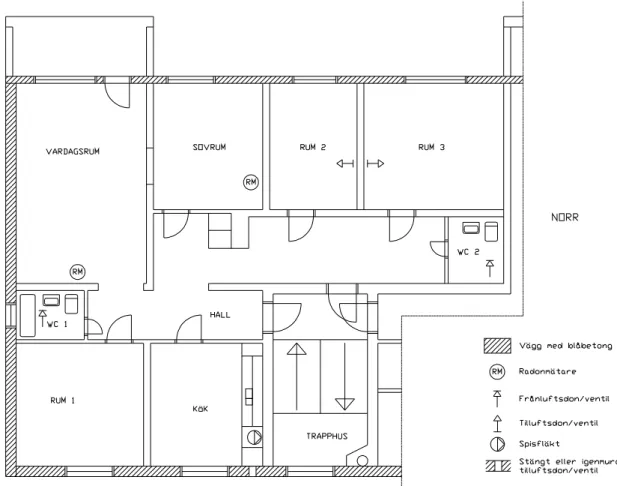 Figur 11. Planritning över lägenhet 103. 