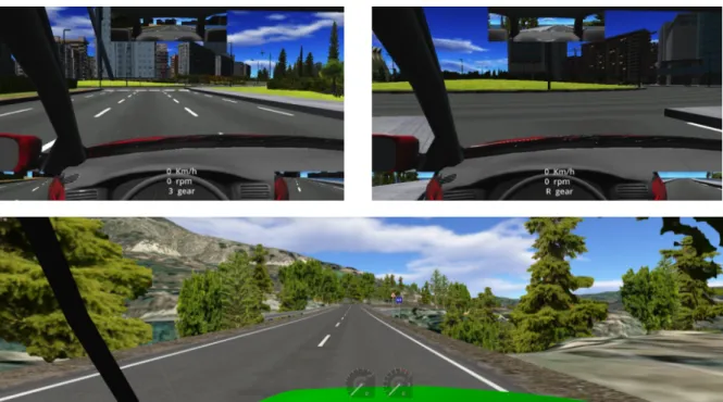 Figure 8: Scenario for testing driving behaviour in simulated urban and suburban roads