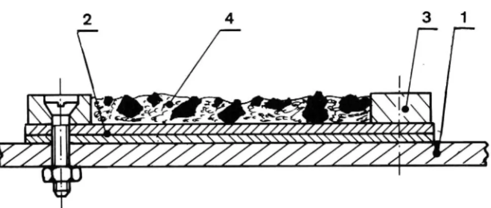 Figure 5. Cross-section of the replica road surface NE-l.