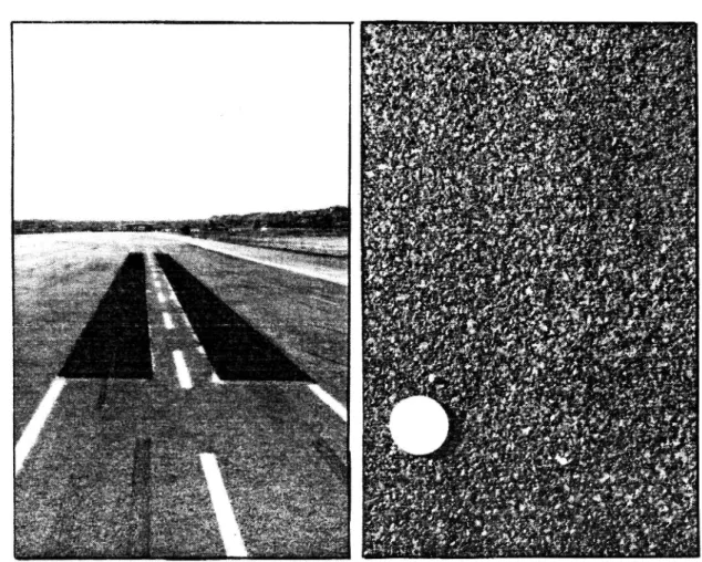 Fig. ll The test track with its Fig. 12 Close view of the rubber rubber surface strips surface