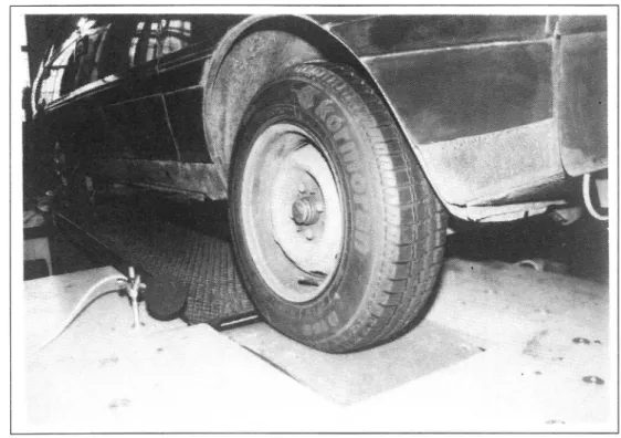 Figure 5 Polonez Std - construction around the measuring wheel.