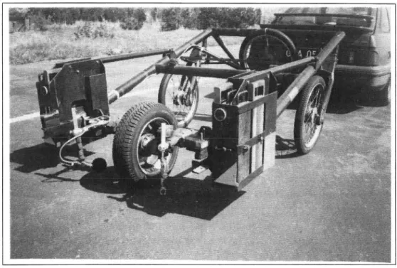 Figure 11 The TUG trailer with the enclosure removedfor conducting the tests of this program.