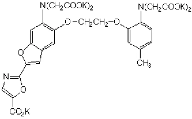 Figur 8a: Molecular structure of fura-2.