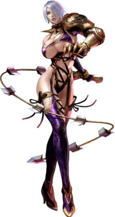 Fig 3. Ivy Valentine från Soul Calibur IV är ett exempel på översexualiserad karaktärsdesign 