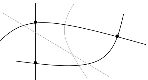 Figur 1  Vägnät indelat i vägavsnitt. De svarta linjerna representerar linjer på det  utvalda vägnätet och de grå linjerna representerar mindre vägar som inte ingår i  studien
