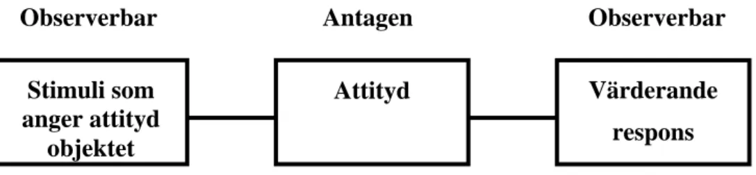 Figur 1  Efter Eagly och Chaiken (1993). 