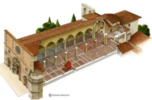 Figure 2  Illustration of The Basilica of Santa Maria di Collemaggio. Copyright 2019 Tiziano  Perotto