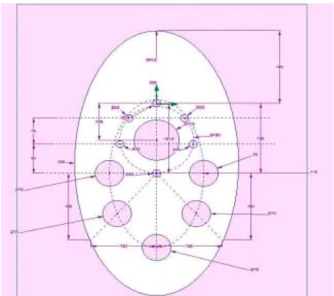 Figure 5: Sketch of rubber plate (cross-section). 