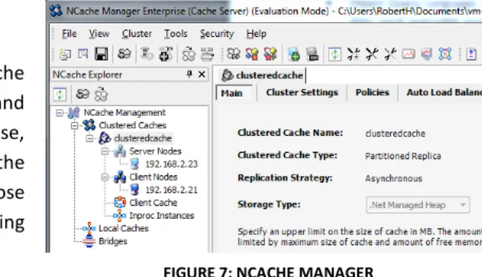 FIGURE 7: NCACHE MANAGER 