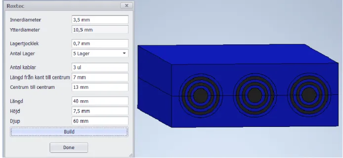 Figur 15 - CAD-modell av 15w40 och iLogic formen 