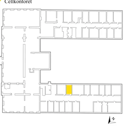 Figur 1. Planritning över Stadshuset.  