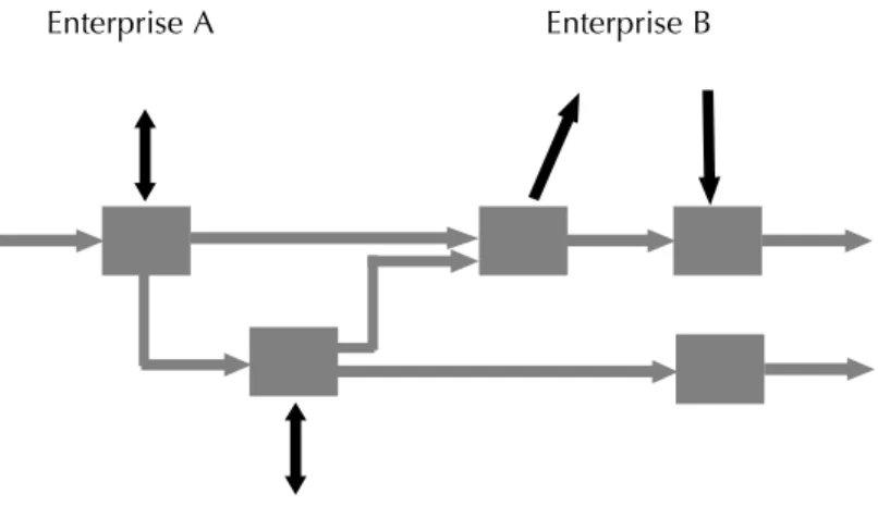 Figure 8. Process Oriented B2Bi Application Integration  Source: Linthicum (2001) 
