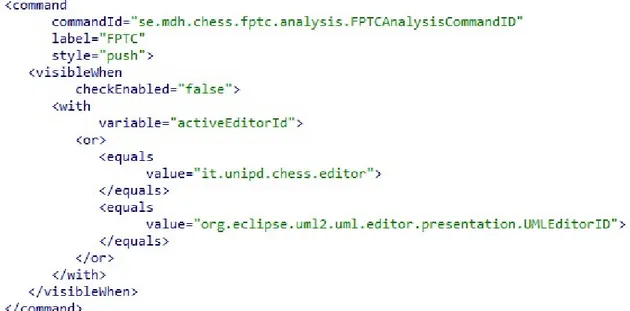 Figure 5.11: Use of CHESSProfileManager for matching Current View   5.4.3 Launch FPTC Analysis 