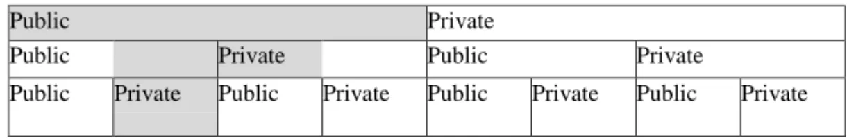 Table 1: A taxonomy of privatization. 