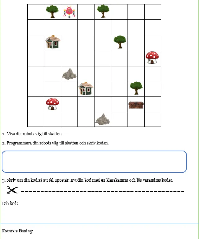 Figur 10 – Exempel på en uppgift med karaktärsdrag från Använda matematik 