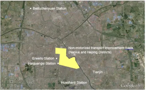 Figure 1: Study Area Road Map 