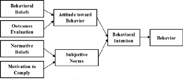 Figure 2.1: Theory of Reasoned Action 