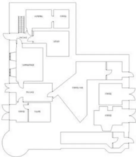 Figur 9 Planlösning för källare (Mälar  arkitekter ab, 2009). Återgiven med  tillstånd