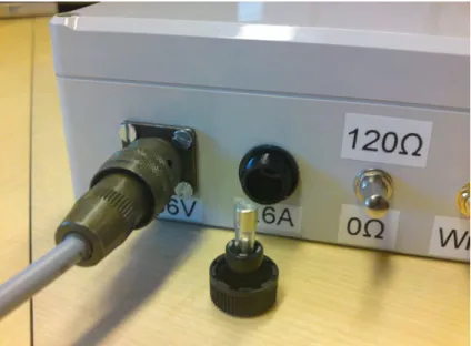 Figure 63: Verify fuse condi on and posi on of termina on switch.