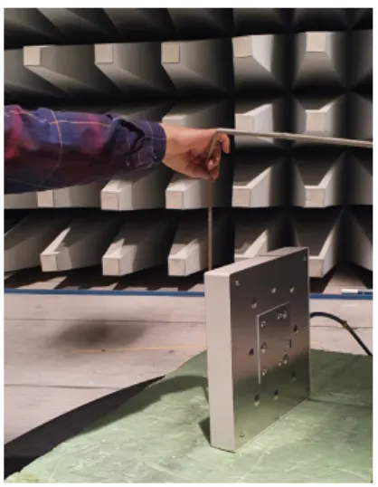 Figure 19: The s 11 parameter for the rod, rotated horizontally an vertically, respectively