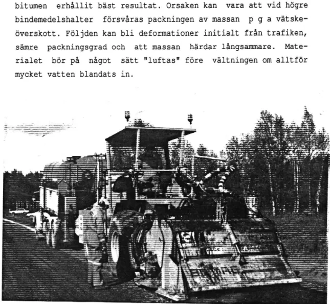 Foto 3. Bomac-fräs, väg 88.