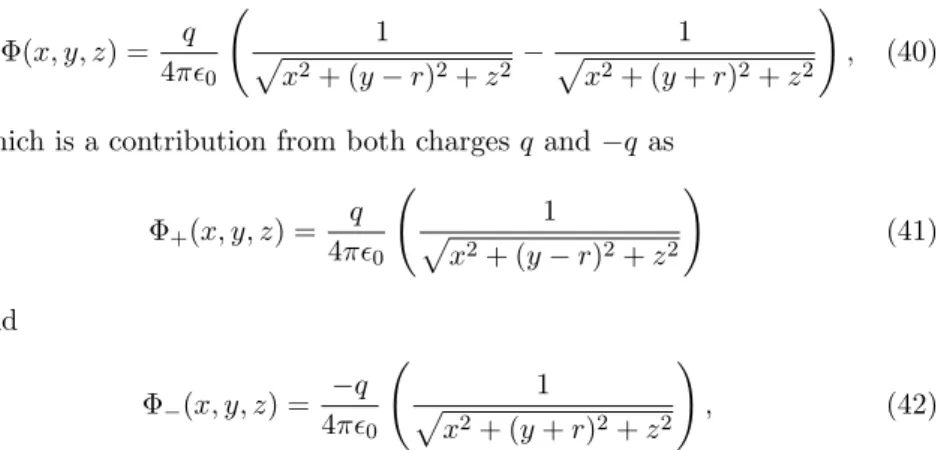 Figure 2: Uniform infinite line charge λ parallel to a semiinfinite grounded conducting plane and perpendicular to the page.