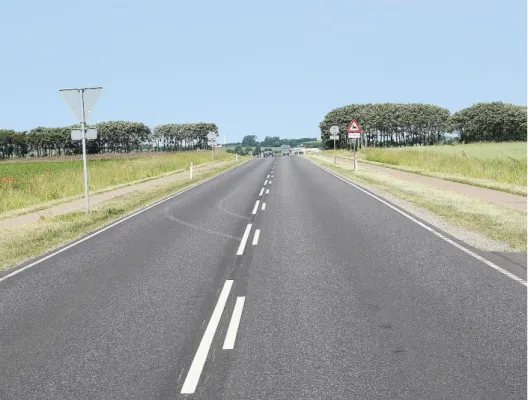 Figure 3. The road used for the Danish test site in Gørlev (photo: Trond Cato Johansen, Ramböll)