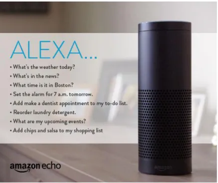 Figure 6: Amazon Alexa – Various Commands 