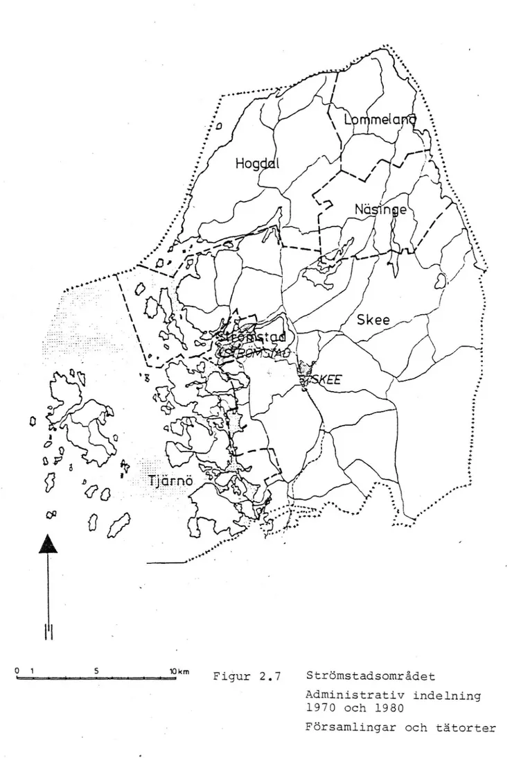 Figur 2.7 Strömstadsområdet